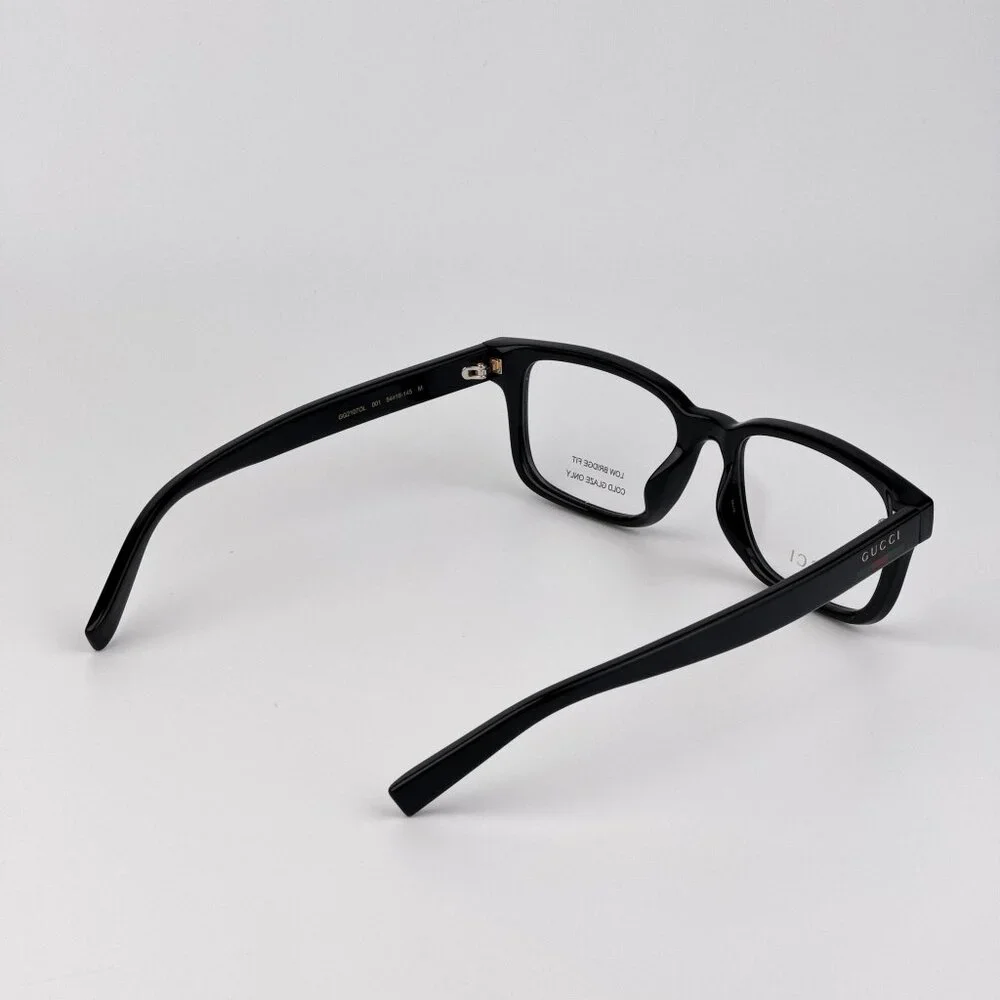 Gucci GG2107OL 001 Unisex Eyeglasses – Black Rectangle